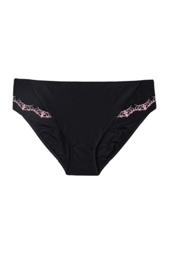 Csipkés hímzett bugyi