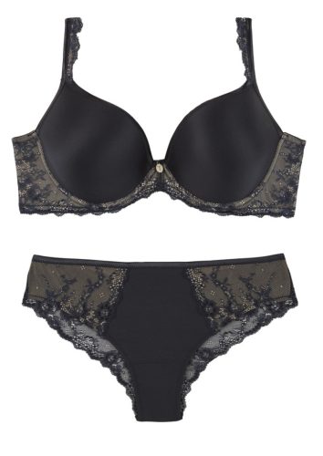 Kék luxus csipkés brazil bugyi