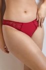  Exkluzív bordó csipkés brazil bugyi