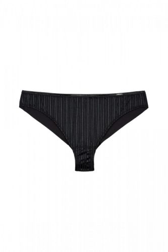 Fekete csíkos brazil bugyi