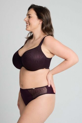 Lila exkluzív magasított brazil bugyi